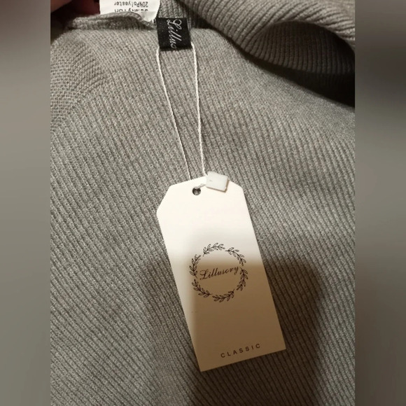 Women's Large Oversized Lillusory Designer Soft Stretchy Long Sweater Dress - Picture 1 of 7